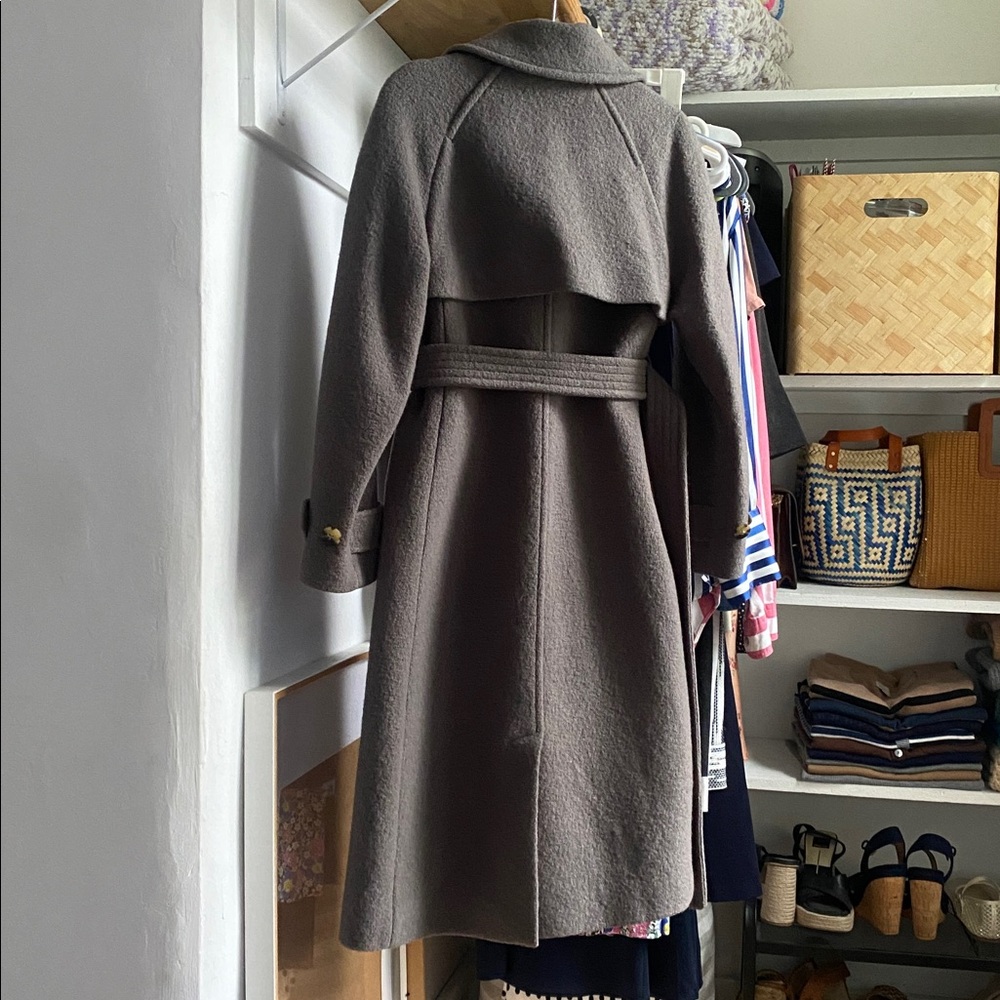 J. Crew Italian Boiled Wool Coat in Green - Picture 5 of 8